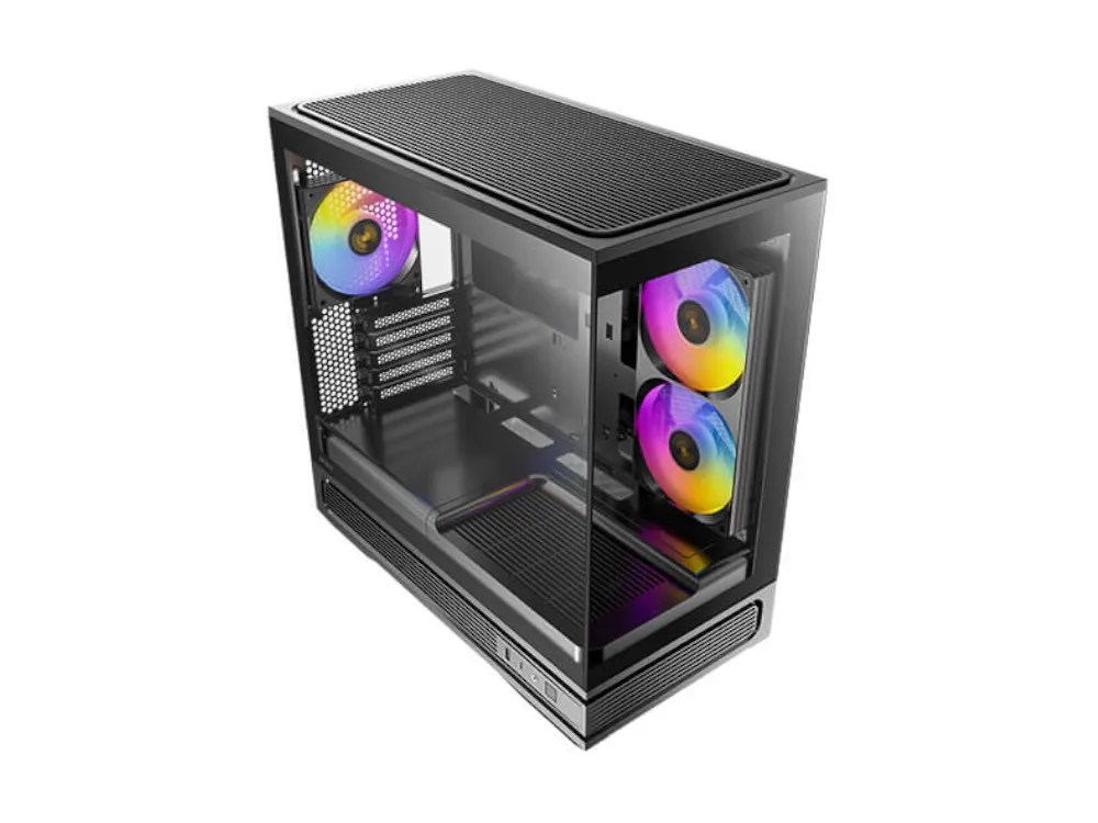 Antec C2M ARGB Window 2xfans mATX PC Case