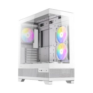 Antec CX700 RGB Window 3xfan ATX White PC Case