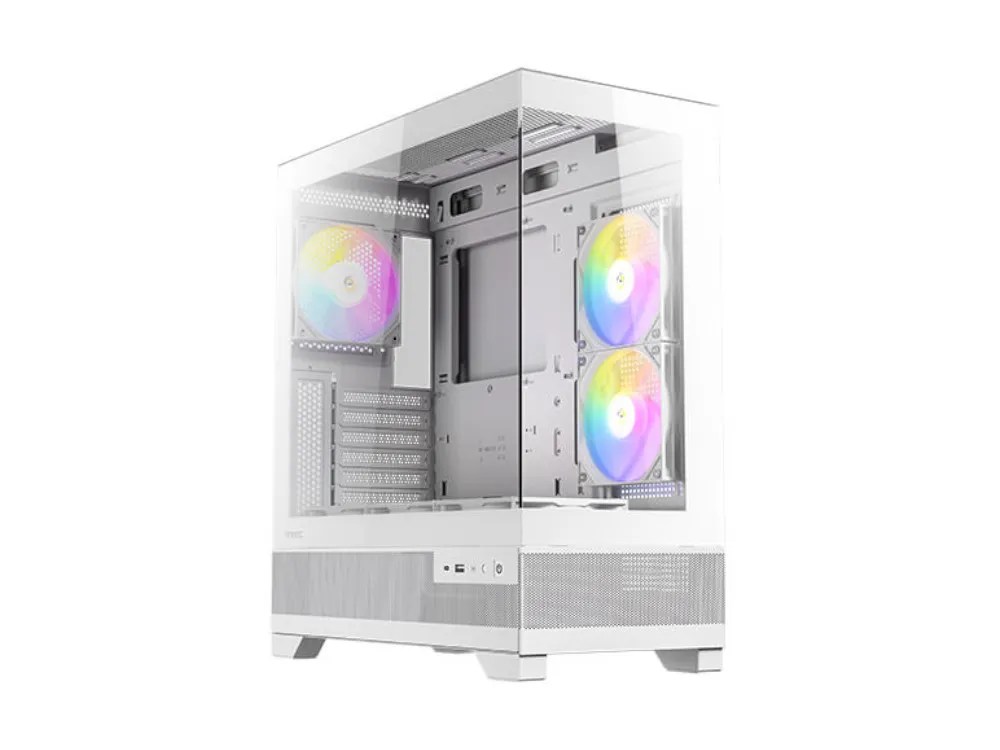 Antec CX700 RGB Window 3xfan ATX White PC Case