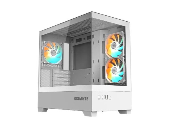 Gigabyte C201 Panoramic Ice Window 3xfan mATX PC Case