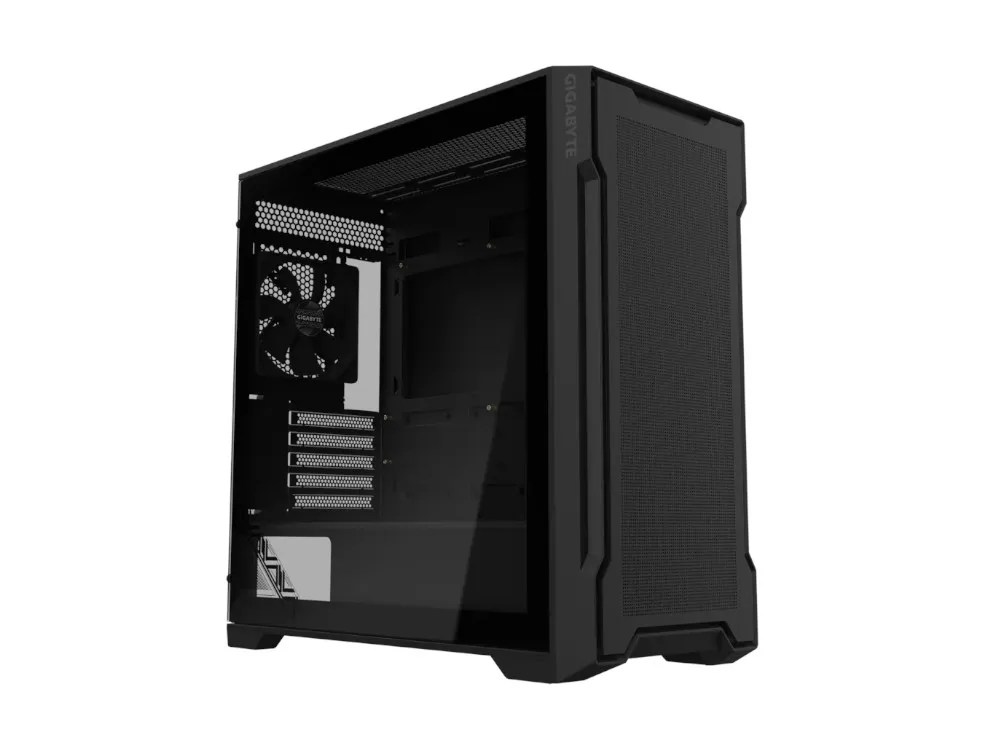 Gigabyte C102 Glass Window 2xfan mATX PC Case