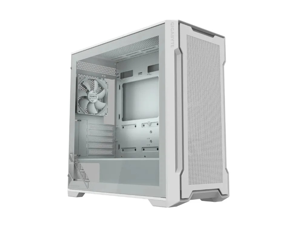 Gigabyte C102 Glass Ice Window 2xfan mATX PC Case