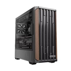 OKINOS Cypress 7 Walnut Wood Window 4xfan ATX PC Case