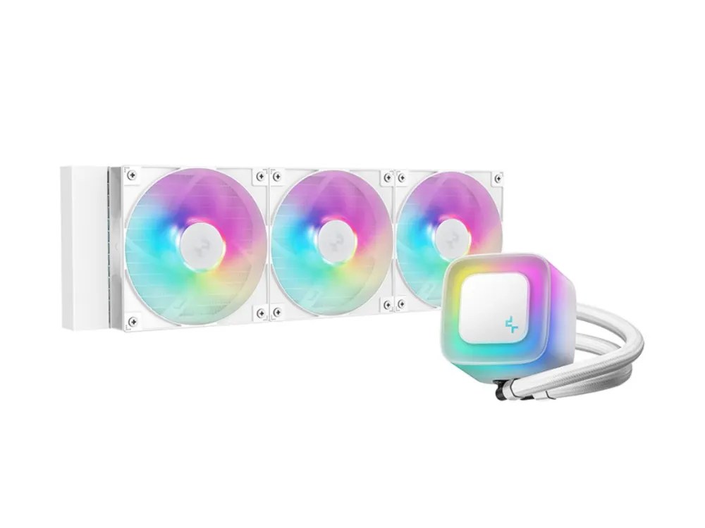 Liquid CPU Cooler – DeepCool LE360 WH V2 360mm AIO