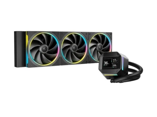 Liquid CPU Cooler – DeepCool LM360 with LCD screen 360mm AIO