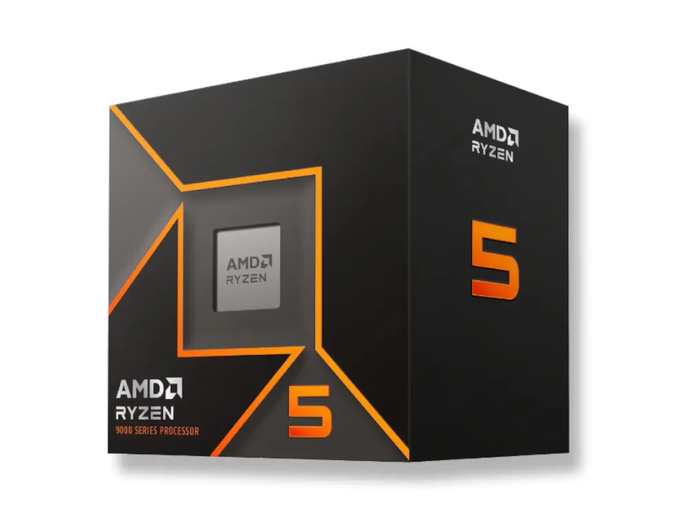 AMD Ryzen 5 9600 CPU | 6 Cores | Max 5.2 GHz | 32MB