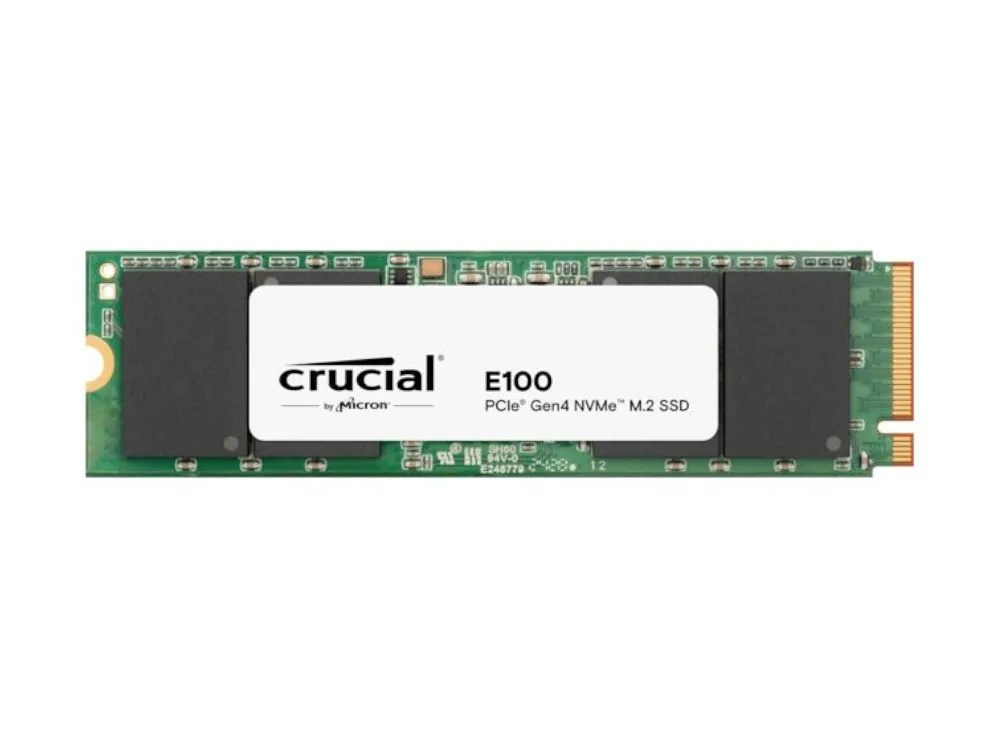 1TB Gen4 5000MB/s 4500MB/s R/W 80 TBW | Crucial E100 NVMe M.2 SSD