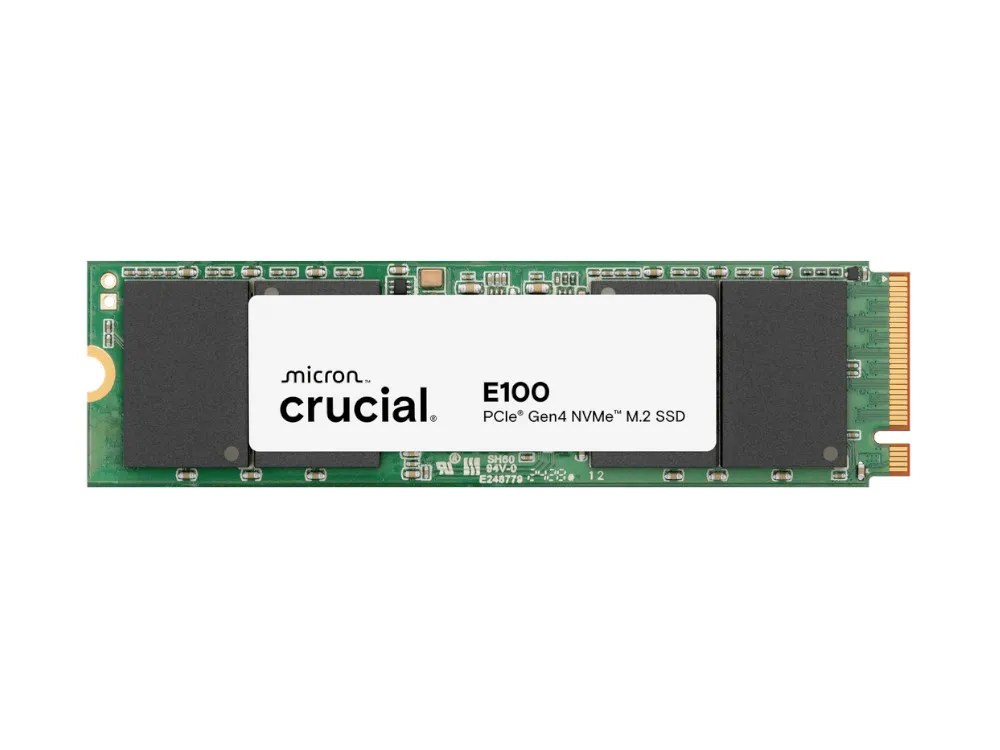 2TB Gen4 5000MB/s 4500MB/s R/W 100 TBW | Crucial E100 NVMe M.2 SSD