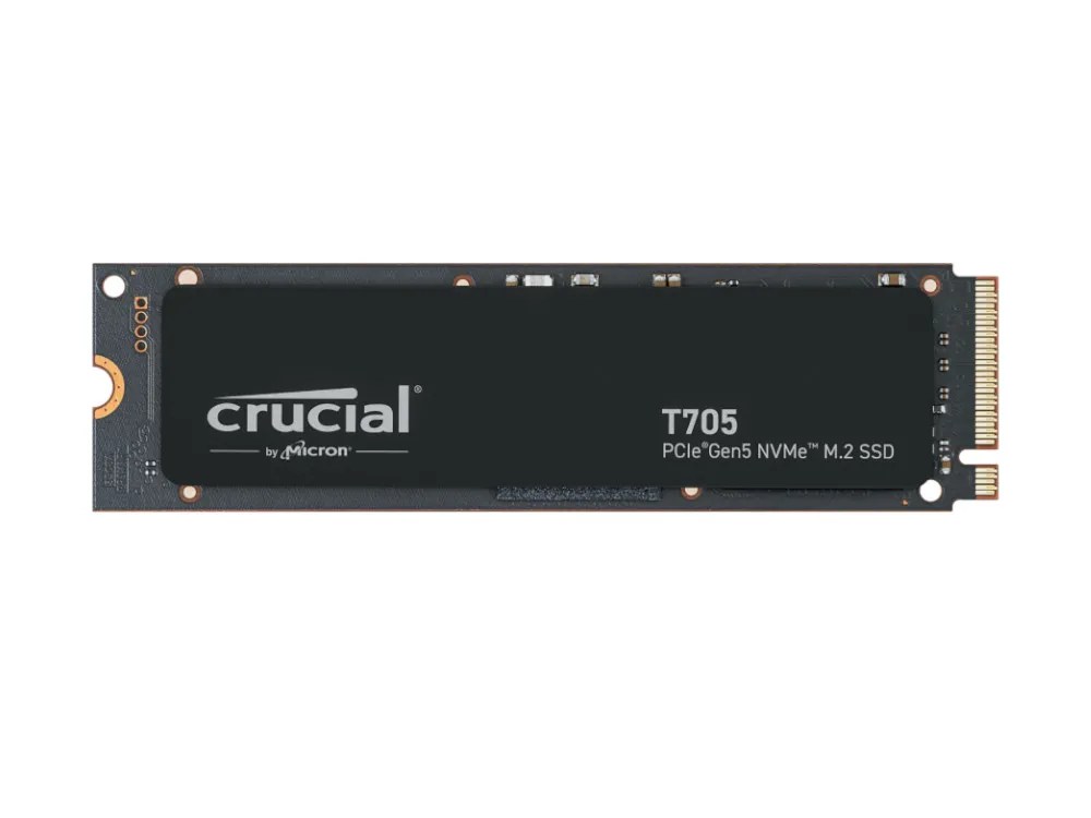 2TB Gen5 14500MB/s 12700MB/s R/W 1200 TBW | Crucial T705 NVMe M.2 SSD