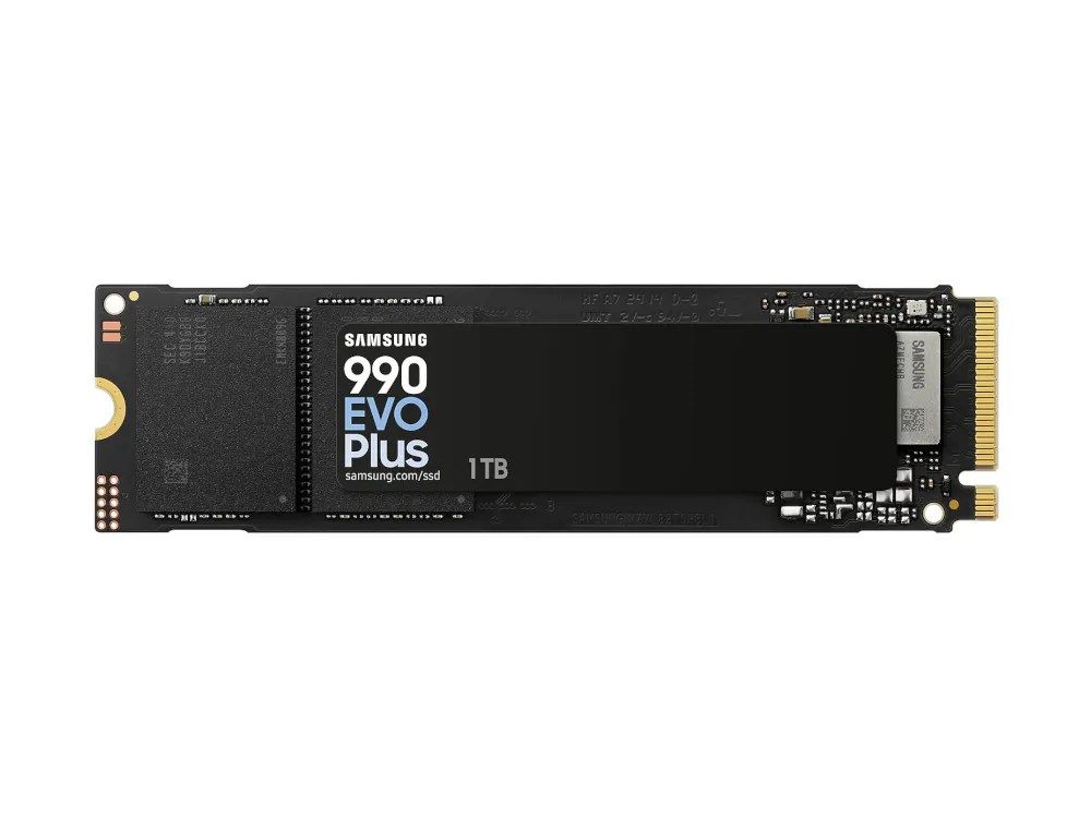 1TB Gen4 7150MB/s 6300MB/s R/W 600 TBW | Samsung 990 Evo Plus NVMe M.2 SSD