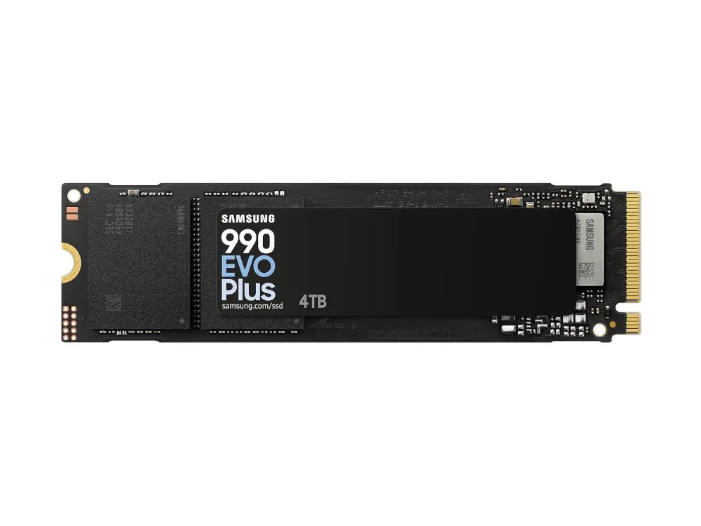 4TB Gen4 7250MB/s 6300MB/s R/W 2400 TBW | Samsung 990 Evo Plus NVMe M.2 SSD