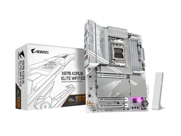 Gigabyte X870 Aorus Elite WIFI7 Ice Motherboard