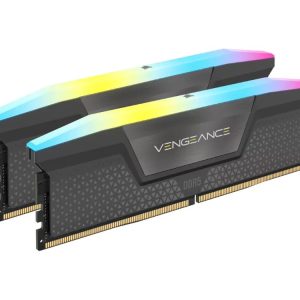 64GB (2x32GB) DDR5 – Corsair Vengeance RGB 6000MHz CL40 Desktop RAM