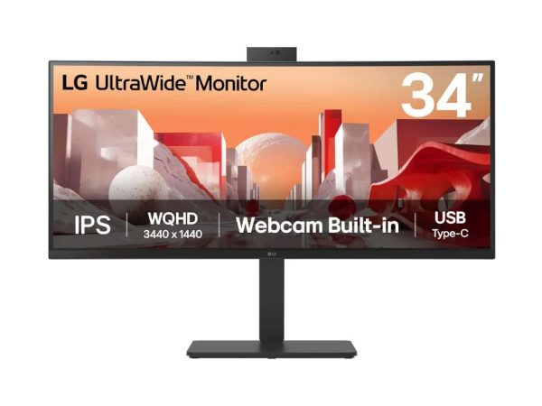 LG 34BA85QE | 34″ UWQHD 60Hz 5ms IPS Curved Gaming Monitor