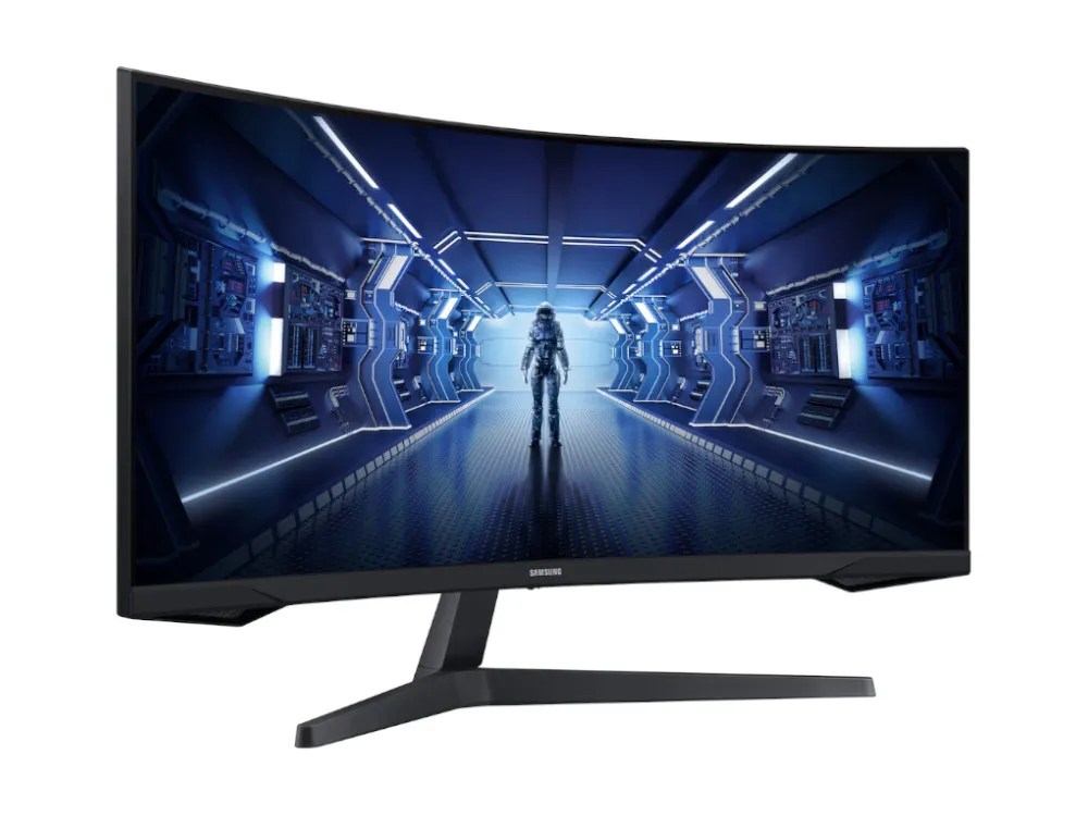 Samsung Odyssey G55T | 34″ UWQHD 165Hz 1ms VA FreeSync Curved Gaming Monitor