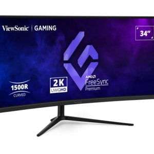 ViewSonic VX3418C-2K | 34″ UWQHD 180Hz 1ms VA FreeSync Curved Gaming Monitor