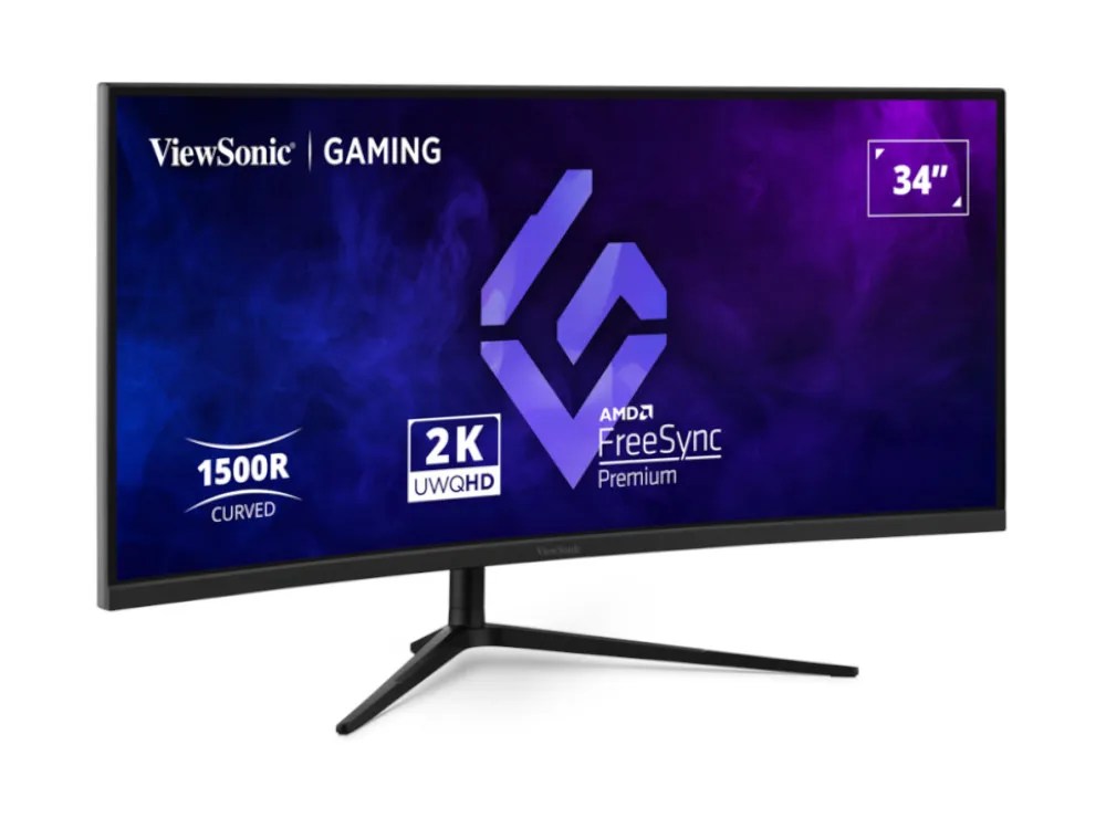 ViewSonic VX3418C-2K | 34″ UWQHD 180Hz 1ms VA FreeSync Curved Gaming Monitor