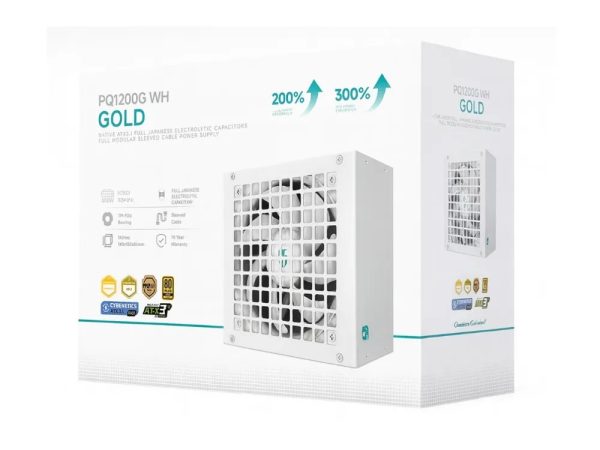 1200W Gold – DeepCool PQ1200G WH Modular PSU