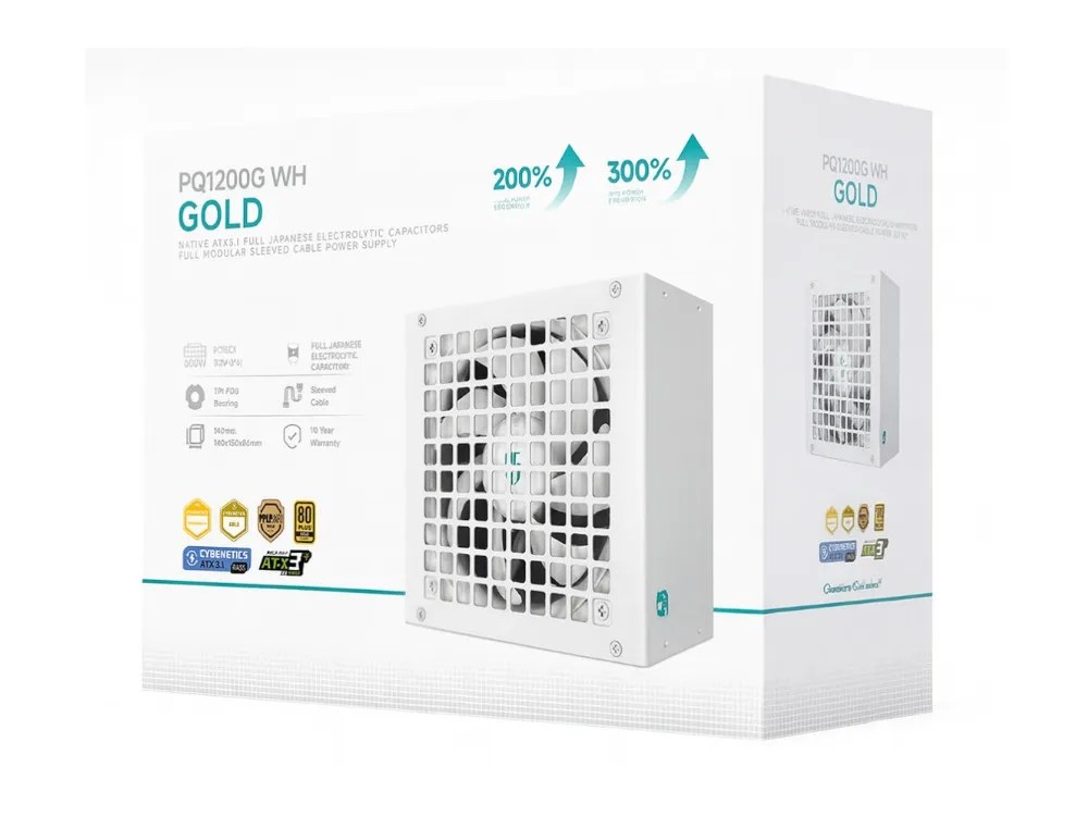 1200W Gold – DeepCool PQ1200G WH Modular PSU