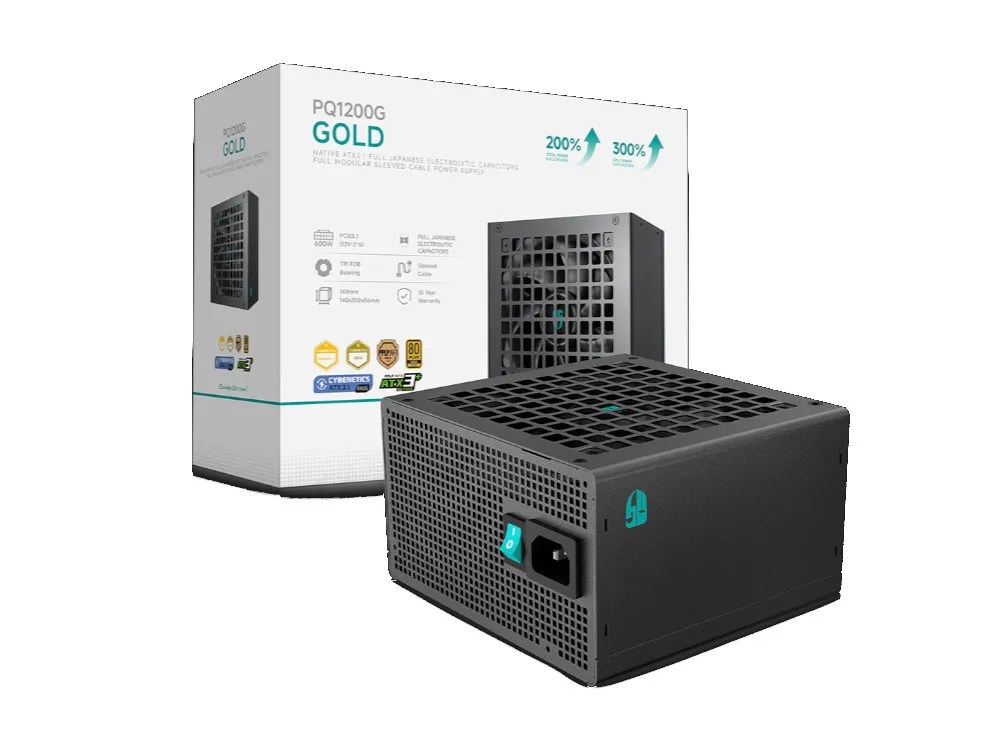 1200W Gold – DeepCool PQ1200G Modular PSU