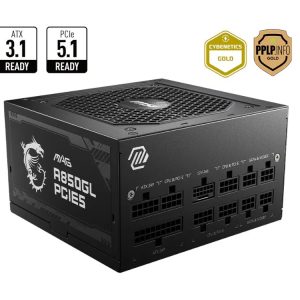 850W Gold – MSI MAG A850GL PCIE5 PSU