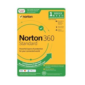 Norton 360 Standard 10GB AU 1 User 1 Device, 12 Months – Key via email