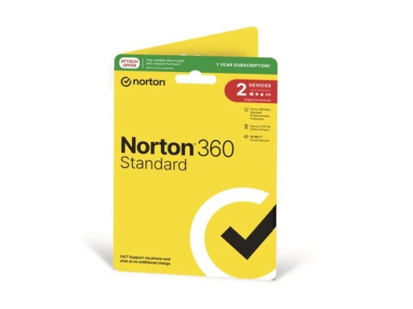 Norton 360 Standard 10GB AU 1 User 2 Devices, 12 Months – Key via email