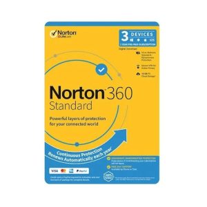 Norton 360 Standard 10GB AU 1 User 3 Devices, 12 Months – Key via email