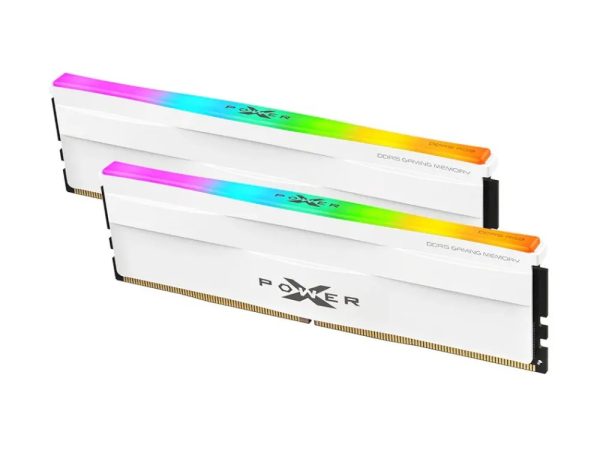 64GB (2x32GB) DDR5 – Silicon Power XPOWER Zenith RGB 6000MHz CL30 White Desktop RAM