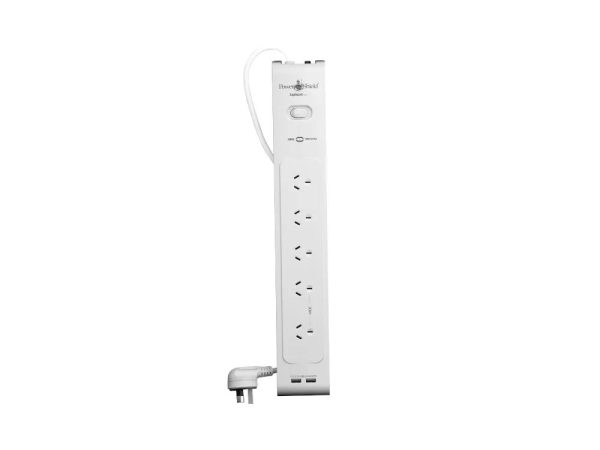 PowerShield ZapGuard 5 Way 1.2m Surge Protection Powerboard