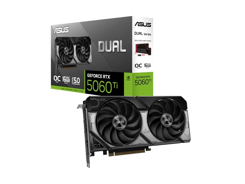 Nvidia GeForce RTX 5060 Ti | Asus RTX 5060 Ti Dual OC 16GB GPU