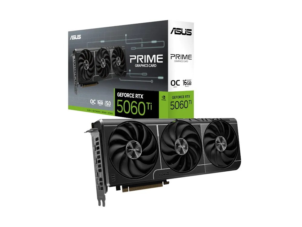 Nvidia GeForce RTX 5060 Ti | Asus RTX 5060 Ti Prime OC 16GB GPU