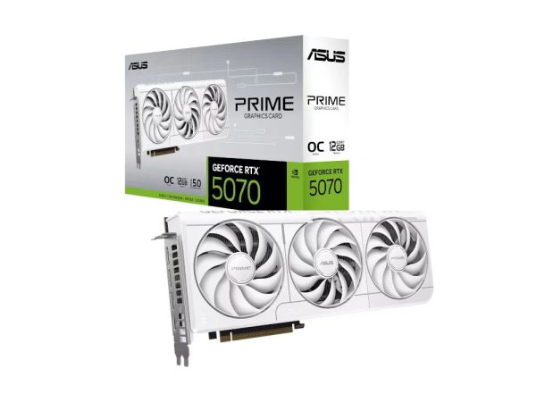 Nvidia GeForce RTX 5070 | Asus RTX 5070 Prime OC 12GB White GPU