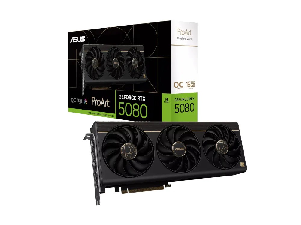Nvidia GeForce RTX 5080 | Asus RTX 5080 ProArt OC 16GB GPU