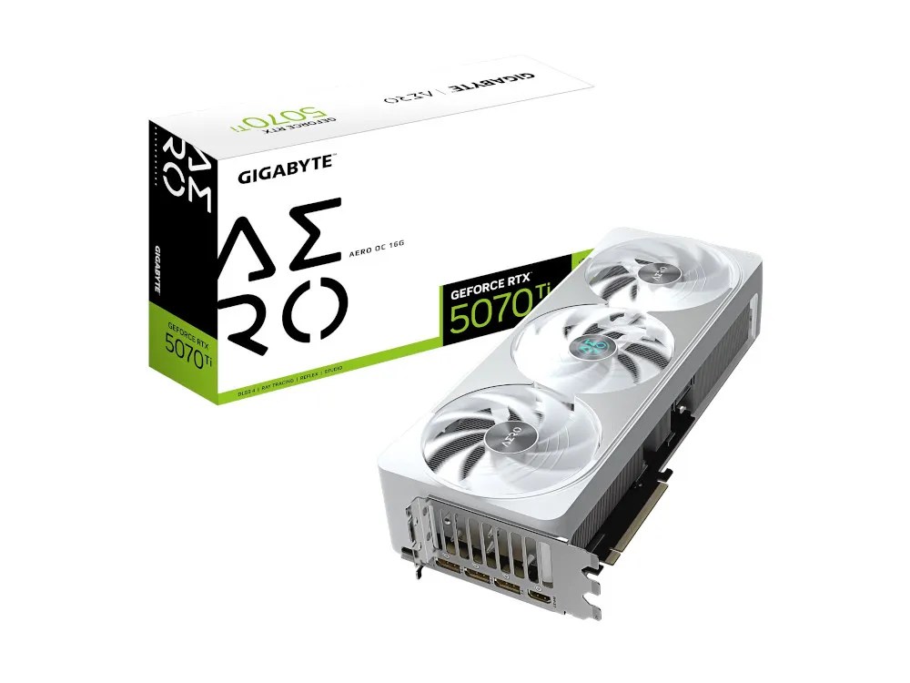 Nvidia GeForce RTX 5070 Ti | Gigabyte RTX 5070 Ti Aero OC 16GB GPU