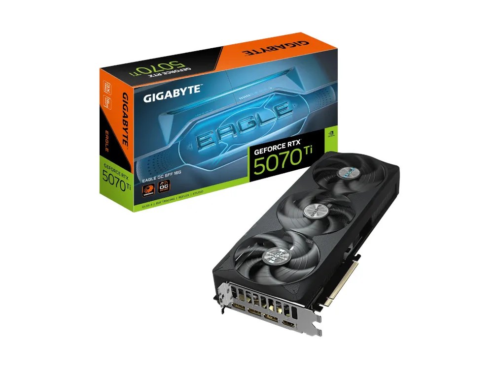 Nvidia GeForce RTX 5070 Ti | Gigabyte RTX 5070 Ti Eagle OC SFF 16GB GPU