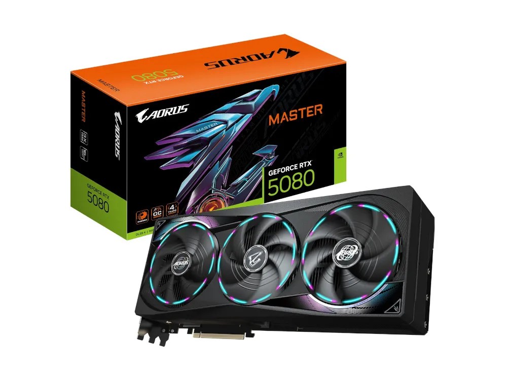 Nvidia GeForce RTX 5080 | Gigabyte RTX 5080 Aorus Master 16GB GPU
