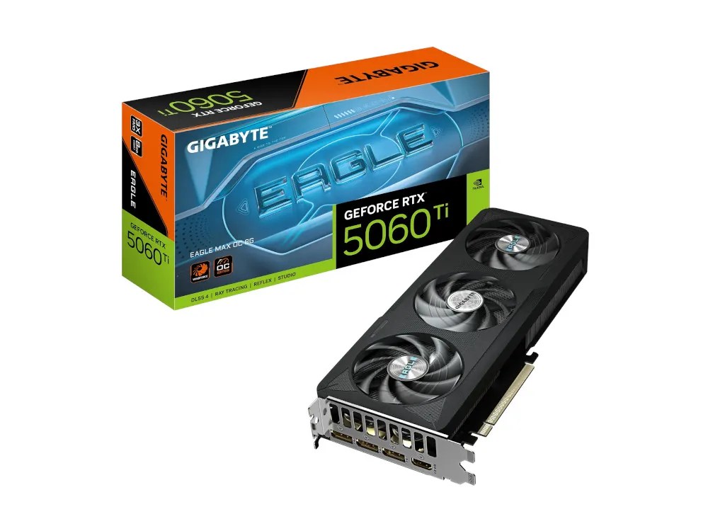 Nvidia GeForce RTX 5060 Ti | Gigabyte RTX 5060 Ti Eagle Max OC 8GB GPU