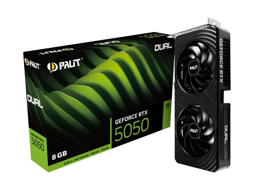 Nvidia GeForce RTX 5050 | Palit RTX 5050 Dual 8GB GPU