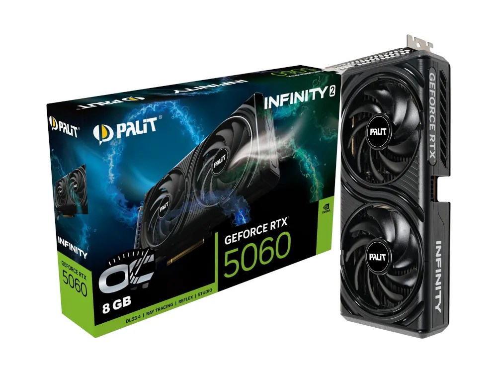 Nvidia GeForce RTX 5060 | Palit RTX 5060 Infinity 2 OC 8GB GPU