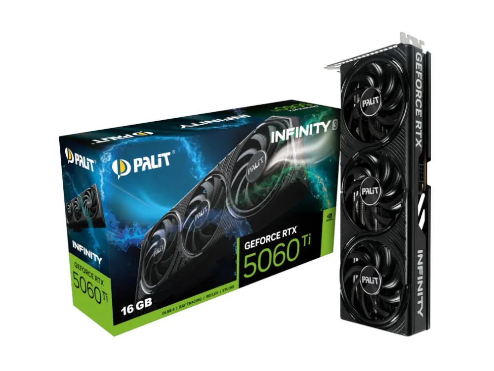 Nvidia GeForce RTX 5060 Ti | Palit RTX 5060 Ti Infinity 3 16GB GPU