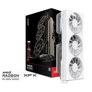 AMD Radeon RX 9070 GRE | XFX RX 9070 GRE Swift Gaming Triple Fan 12GB White GPU