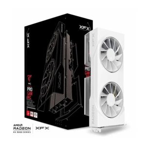 AMD Radeon RX 9060 XT | XFX RX 9060 XT Swift Gaming OC 16GB White GPU