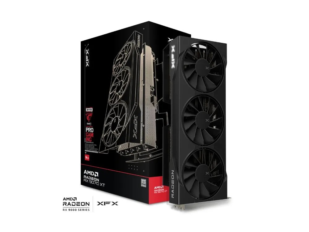 AMD Radeon RX 9070 XT | XFX RX 9070 XT Swift Gaming 16GB GPU