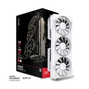AMD Radeon RX 9070 XT | XFX RX 9070 XT Swift Gaming 16GB White GPU