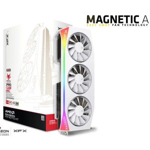 AMD Radeon RX 9070 XT | XFX RX 9070 XT Mercury OC Magnetic Air 16GB White GPU